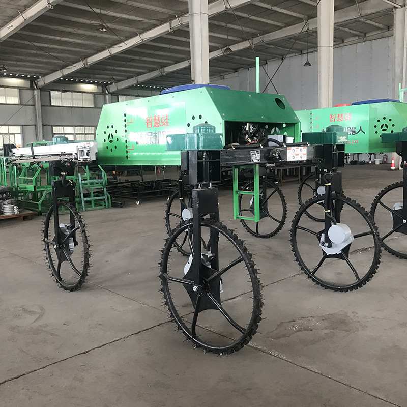 遥控打药机 大田型喷杆打药机 9米喷幅大棚植保机器人智能喷雾器