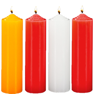 红蜡烛家用无烟无味供佛上供过年烛台白蜡烛供奉上香敬神喜庆新年