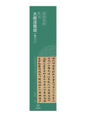 小楷书法字卡大般涅槃经楷书经文