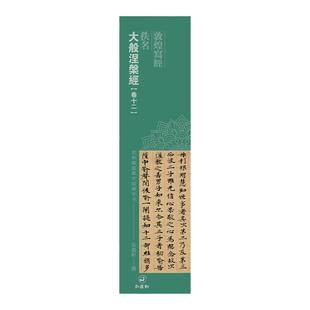 【敦煌写经】小楷书法字卡 大般涅槃经卷十二 近距离毛笔临摹字帖