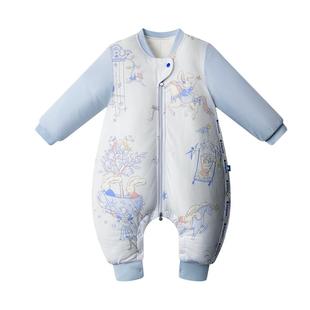 babycare婴儿睡袋秋冬厚儿童分腿防踢被四季连体睡衣恒温宝宝睡袋