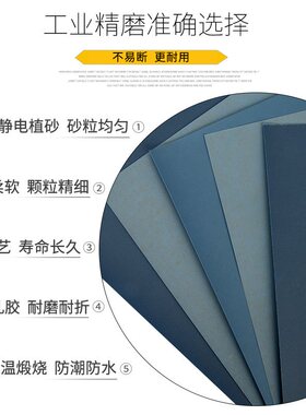 MATADOR德国勇士砂纸勇士镜面砂纸玉石抛光木工干湿水磨两用水砂