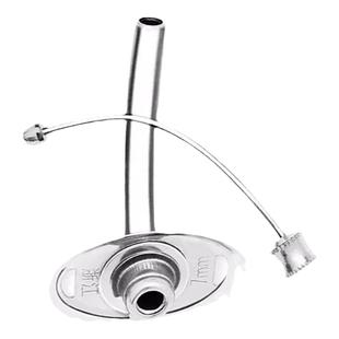 气切金属套管全喉气管切除手术插管医用半喉长款钛合金双内管气管