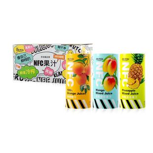 【顺丰】橙宝Frutco鲜榨橙汁nfc蓝莓果汁100%桑葚汁195ml*12罐