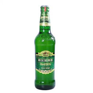 Harbin哈尔滨啤酒玻璃瓶1900臻藏熟啤酒500ml/瓶小麦啤酒整箱特价