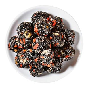 黑芝麻丸球五珍养生桑葚核桃红枣枸杞休闲零食小吃正品官方旗舰店