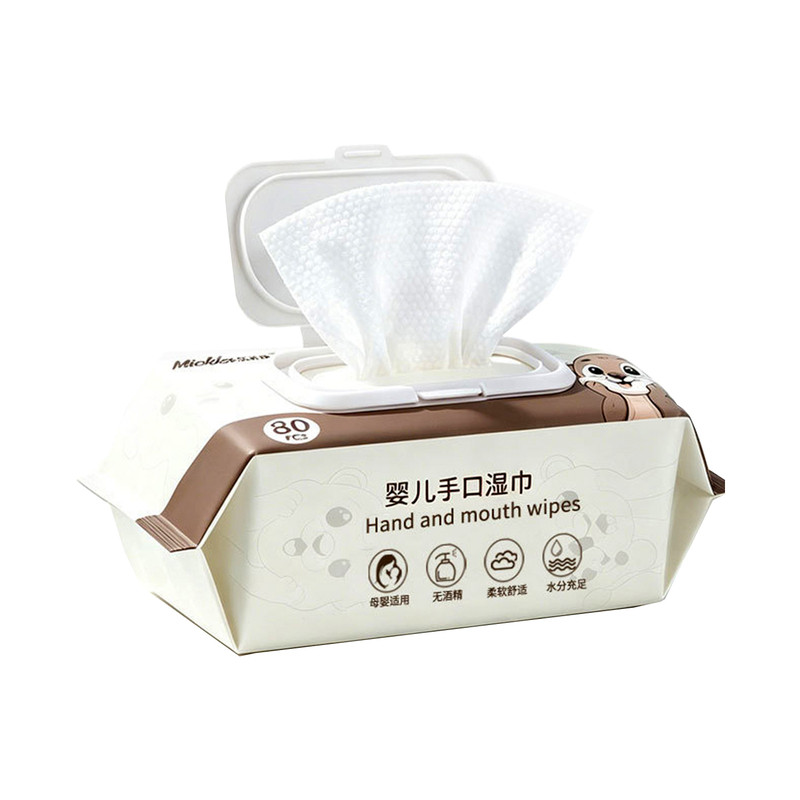 乐米奇婴儿手口纯水抗菌加厚湿巾