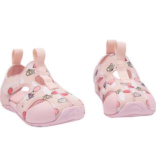 巴拉巴拉男童女童运动凉鞋夏季新款儿童女宝宝黑色软底沙滩包头孩