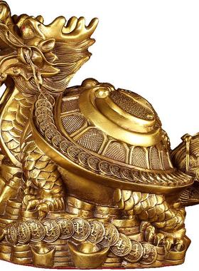 纯铜八卦招财客厅办公室龙头龟