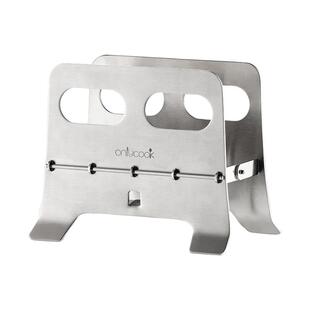 onlycook创意厨房不锈钢砧板架台面菜板置物架收纳架子案板放置架