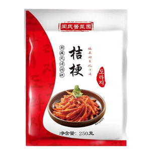 桔梗泡菜延边朝鲜族桔梗东北刨花根延边特产狗宝咸菜下饭菜