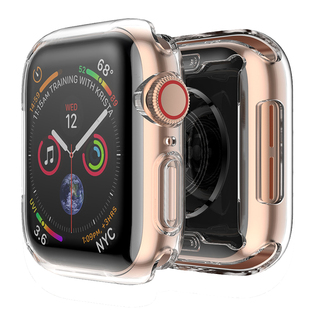 适用apple watch10保护壳4/5/se/6苹果手表iwatch11保护套软硅胶8透明全包iphonewatch智能手表配件44/40/42