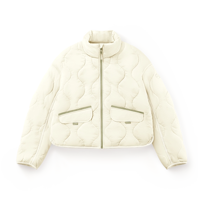 蕉下连帽气绒服外套女初秋新款防风轻薄保暖三防户外薄上衣