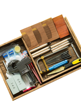 DIY桃木梳子工具材料亲子团建
