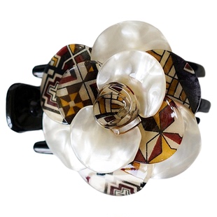 日本进口寄木细工发夹发箍日式抓夹鲨鱼夹头饰发饰高级感夹子女生