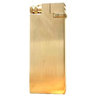 战壕手工黄铜莫邪煤油打火机上抬臂侧滑砂轮点火男士复古个性送礼