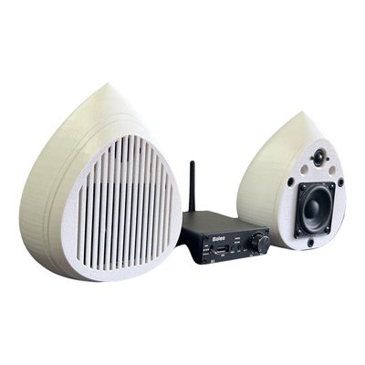 3D打印音箱二分频发烧音响DIY