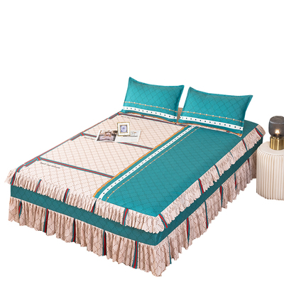 床裙单件床罩裙式四件套床套2米