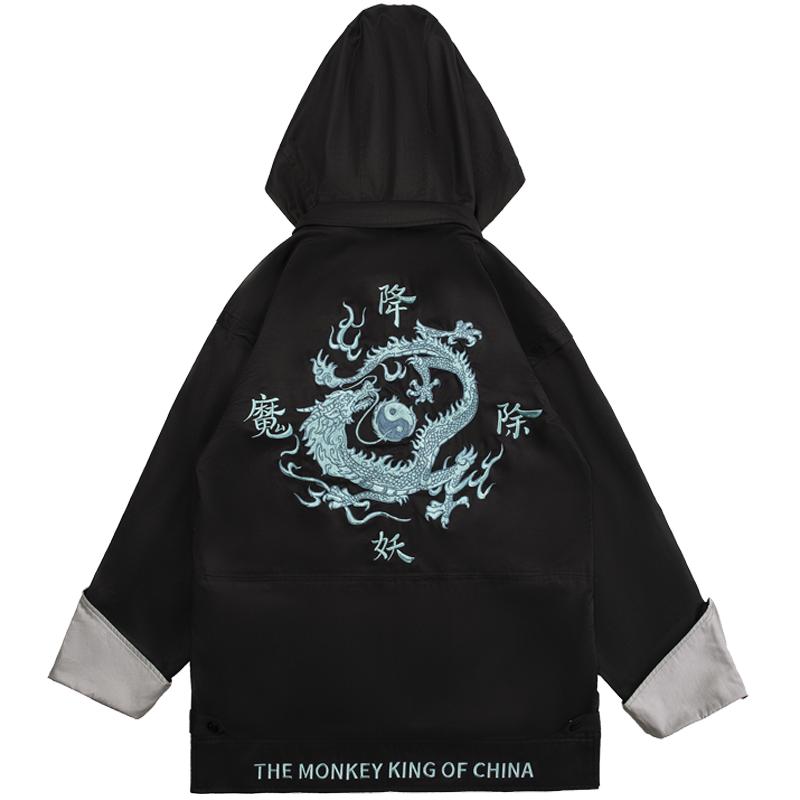 刺绣休闲外套wookong春季潮