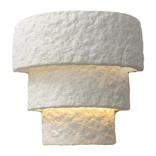 法式创意石膏壁灯简约中古风包豪斯客厅卧室床头背景墙楼梯壁灯