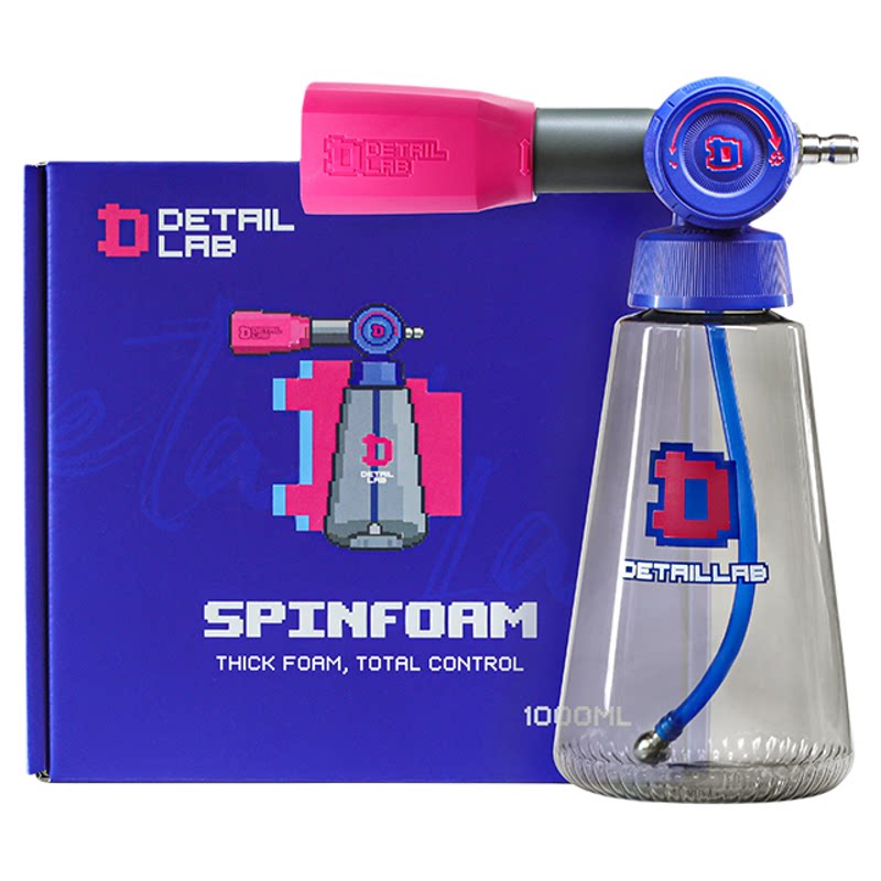 DL泡沫壶洗车pa喷壶高压洗车机水枪专用SpinFoam发泡器Detail Lab