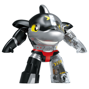 TOPTOY铁甲小宝卡布达鲨鱼辣椒积木益智拼装玩具童年动画男生礼物