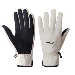 李宁手套男冬季骑行保暖防寒男士自行摩托车户外跑步运动防风寒天