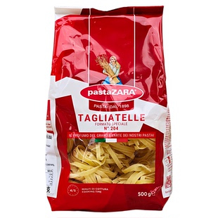 赞乐宽卷形意面意大利干扁面条进口蛋形面PASTA ZARA TAGLIATELLE