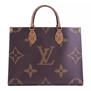 9.9/9.5新LV/路易威登ONTHEGO托特包女款中号手提单肩包