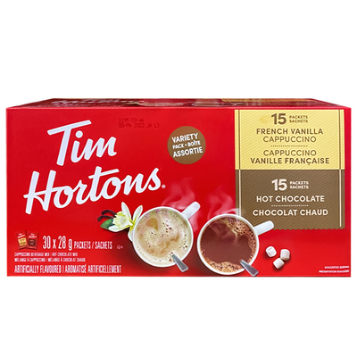 TIMHORTONS热巧克力香草咖啡雀巢