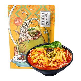 李子柒方便速食柳州螺蛳粉动心包螺狮粉广西螺丝特产