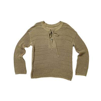 镂空吸睛深v王安宇同款透气线衫