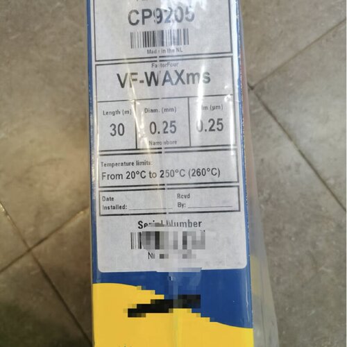 议价安捷伦CP9205VF-WAXms气相色谱柱30m,0.25mm,0.25μm