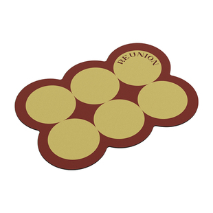 波尔卡舞曲中古风多巴胺厨房台面沥水垫高级感吧台花盆吸水防滑垫