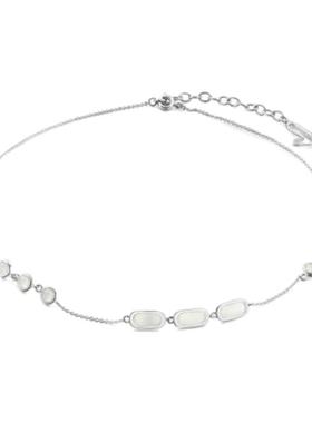 辛芷蕾每述新品偷心系列红玛瑙瓷白玛瑙项链小众原创设计高级感