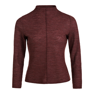 名师路半高圆领绵羊毛针织套头衫女秋冬季新款长袖薄款内搭