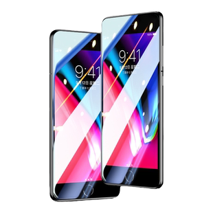 适用于苹果8钢化膜iphone8plus手机全屏覆盖7防爆防摔6全包无白边6s高清贴膜plus防指纹新款屏幕屏保防尘保护