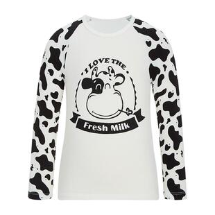 爱慕儿童奶皮衣男女孩中大童儿童内衣打底保暖衣软奶糖秋衣秋裤