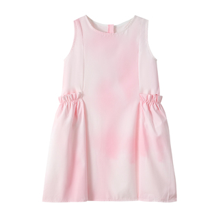 迪士尼女童连衣裙子26新款度假夏装大童女孩公主裙洋气背心裙薄款