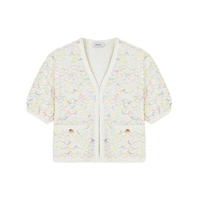 CRUSHCollection花呢短袖外套女