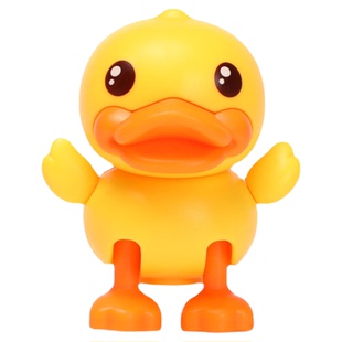 B.Duck小黄鸭儿童拼插积木独立公仔大颗粒拼装益智玩具6拼图