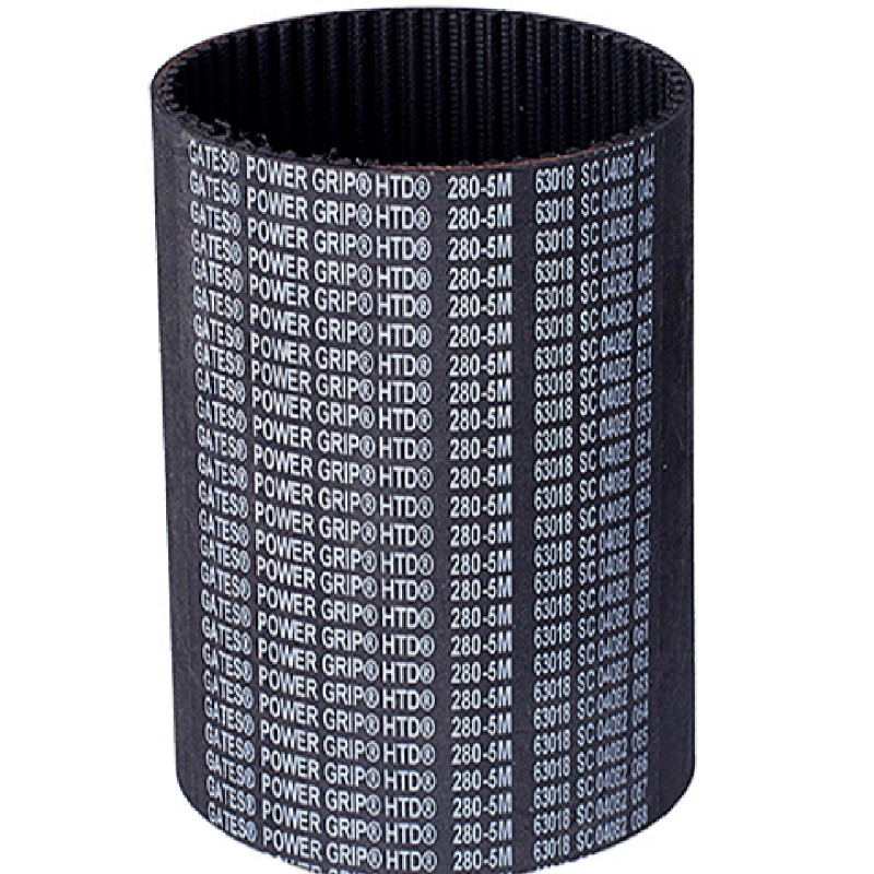 盖茨/gates工业皮带 圆弧齿同步带HTD5M670到810 橡胶带