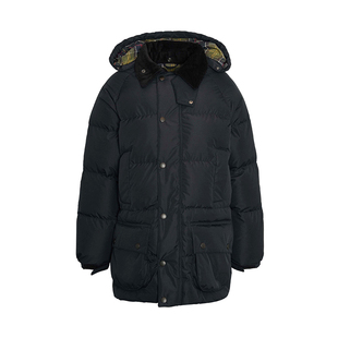 Barbour OS Down Beaufort男士连帽宽松羽绒服 MQU1798