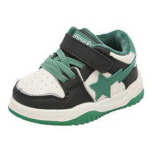 秋冬季女童加绒鞋学步鞋男宝宝运动鞋棉鞋软底1到3岁小童婴儿鞋子