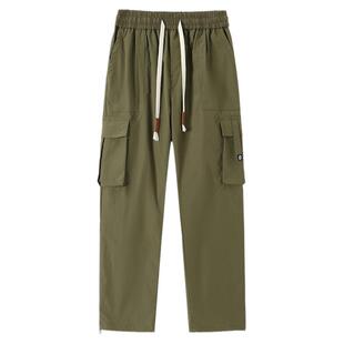 From Mars 同步去进行 美式松紧抽绳束脚工装休闲裤子宽松长裤潮