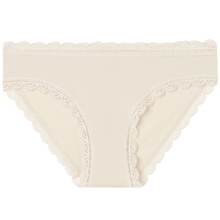 Intimissimi意舒漫舒适性感蕾丝边包臀中腰舒适三角内裤女SID97C