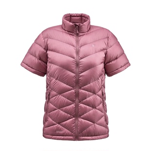 君羽800蓬鹅绒羽绒服半袖女时尚护肩保暖95绒子鹅绒坎肩女外套