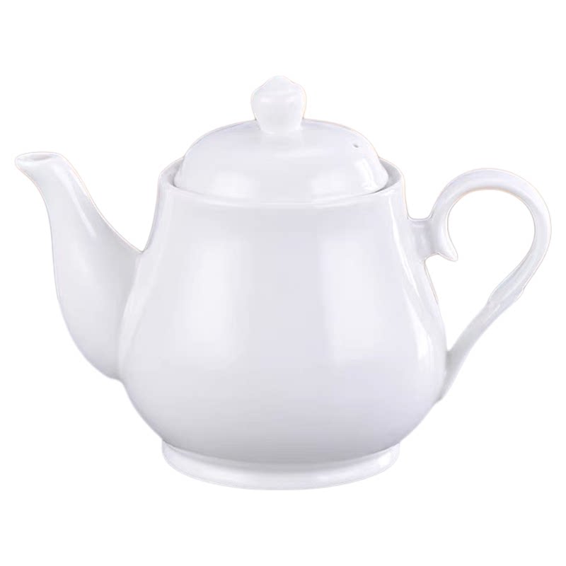 酒店饭店餐厅陶瓷茶壶大容量水壶