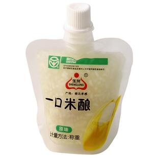 生龙一口米酿孝感米酒可吸饮料甜酒醪糟蜂蜜蜜桃味酒酿饱腹零食