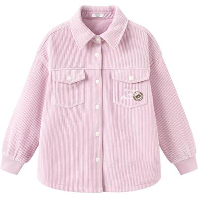 巴拉巴拉棉服女童保暖外套雪尼尔